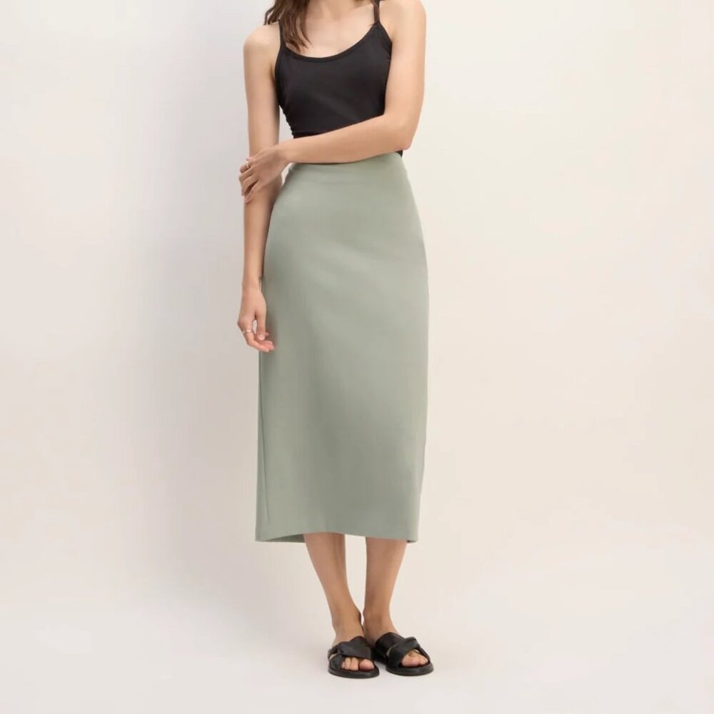 Everlane Dream Maxi Skirt - Sage Green - S